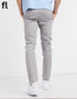 Silver Grey Cotton Imported Stuff Pant Smart Fit